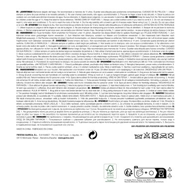 Peluca media melena verde eco