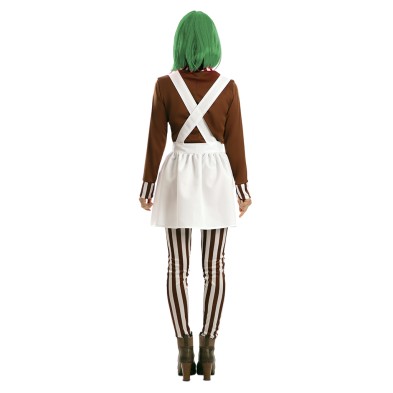 Disfraz duende de chocolate para mujer