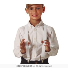 Tirantes blancos infantiles