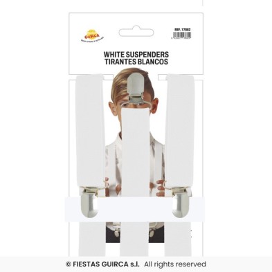 Tirantes blancos infantiles