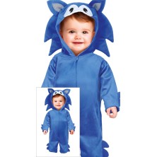 Disfraz de muñeco azul para bebe