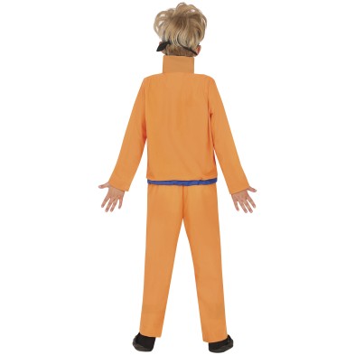 Disfraz ninja naranja infantil