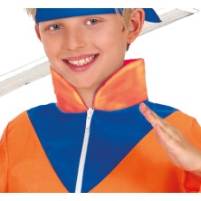 Disfraz ninja naranja infantil