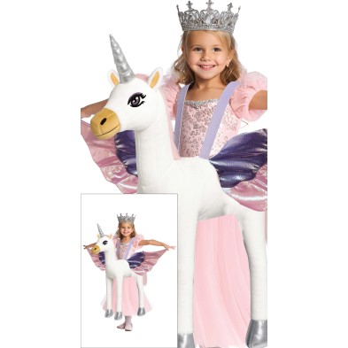 Disfraz de Unicornio con princesa