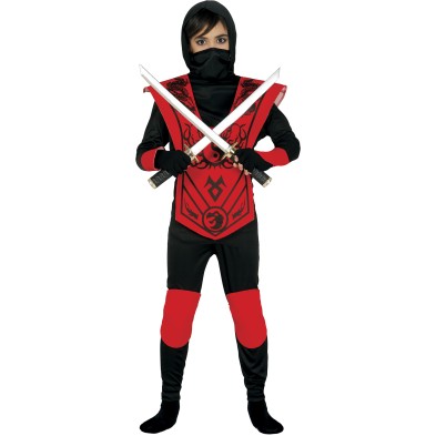 Disfraz de Ninja Rojo Infantil