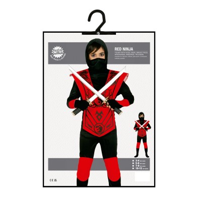 Disfraz de Ninja Rojo Infantil