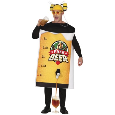 Disfraz de cerveza gratis