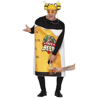 Disfraz de cerveza gratis