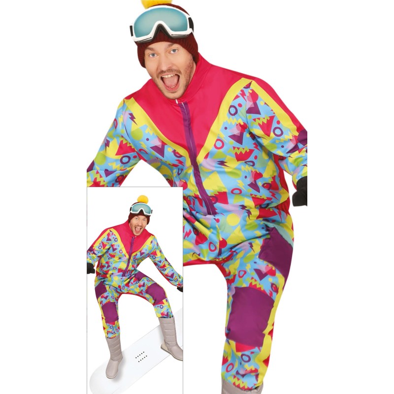 Disfraz de esquiador retro