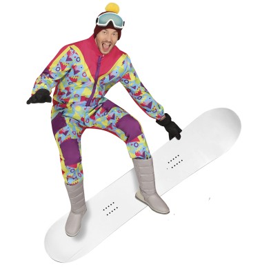 Disfraz de esquiador retro