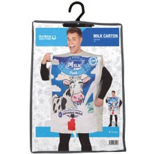 Disfraz de cartón de leche