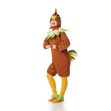 Disfraz de Gallina marrón mujer
