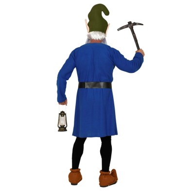 Disfraz gnomo azul para adulto