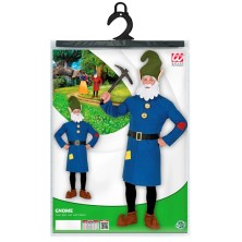 Disfraz gnomo azul para adulto