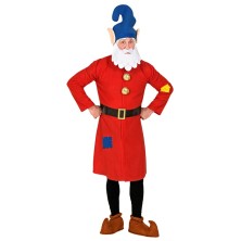 Disfraz gnomo rojo para adulto