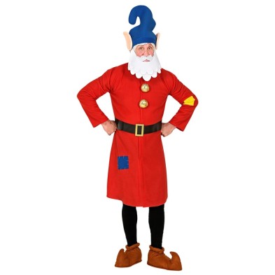 Disfraz gnomo rojo para adulto