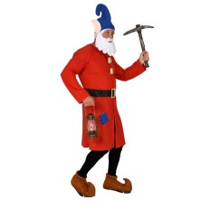 Disfraz gnomo rojo para adulto