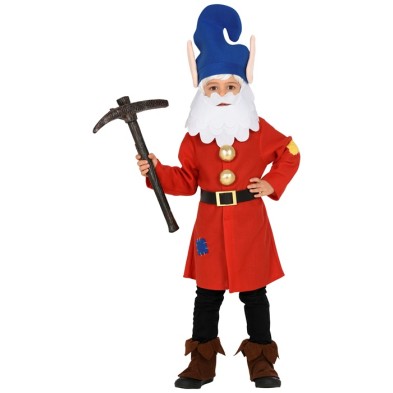 Disfraz de Gnomo Rojo para niño