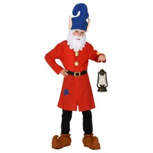 Disfraz de Gnomo Rojo para niño