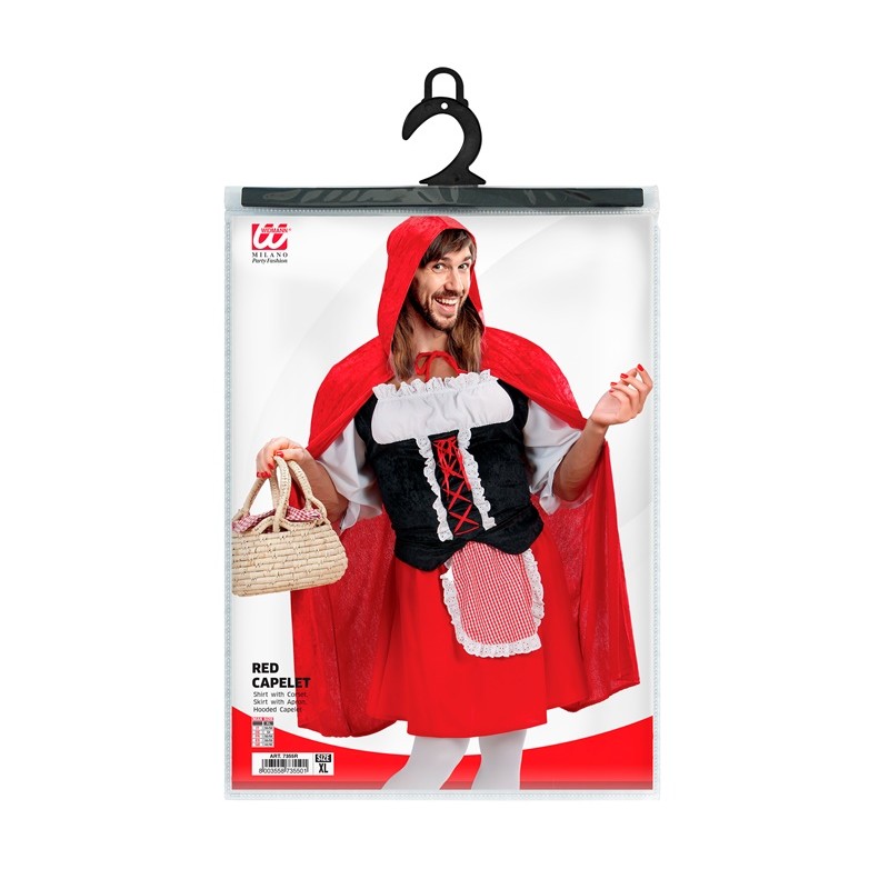 Disfraz de Caperucita roja para hombre
