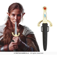 Daga medieval con funda
