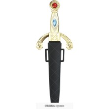 Daga medieval con funda