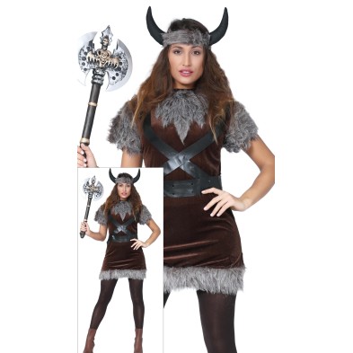 Disfraz de Vikinga mujer