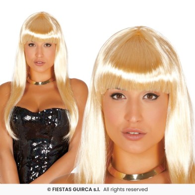 Peluca Melenas Rubia