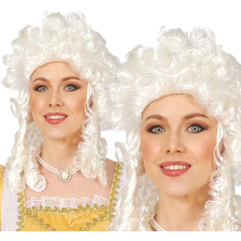 Peluca de Marquesa blanca