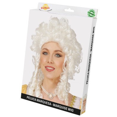 Peluca de Marquesa blanca
