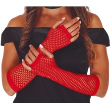 Guantes de Malla rojos