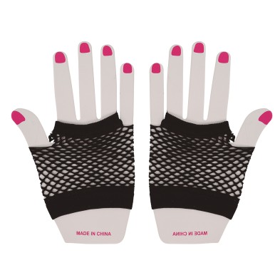 Guantes de malla corto negros