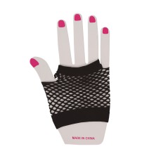 Guantes de malla corto negros