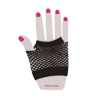 Guantes de malla corto negros