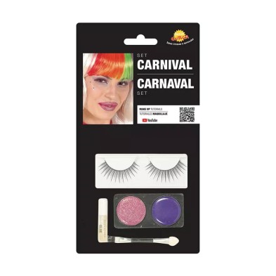 Set de Pestañas con maquillaje
