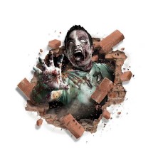 Adhesivo pared Zombie