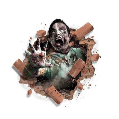Adhesivo pared Zombie