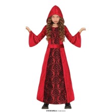 Disfraz de Hechicera roja infantil