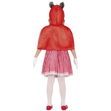 Disfraz Caperucita roja con orejas de lobo