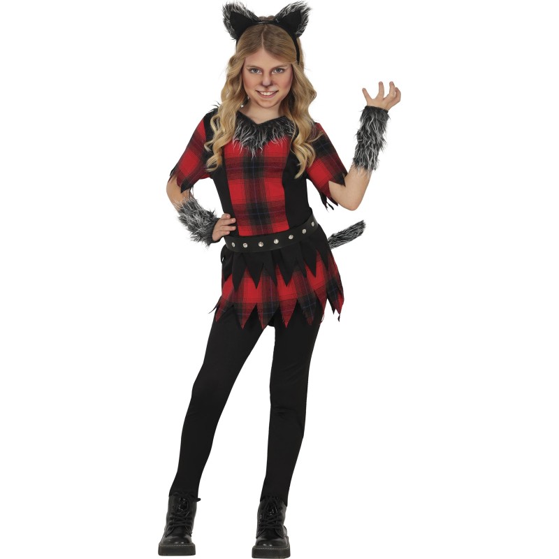 Disfraz de Hombre lobo para niña