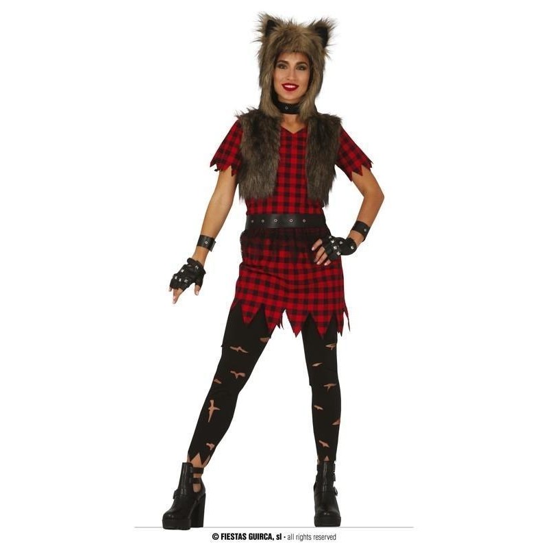 Disfraz de Hombre lobo para mujer