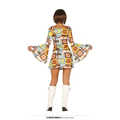 Disfraz de chica disco mujer