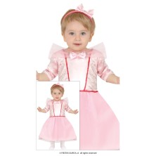 Disfraz de Princesa Rosa bebe
