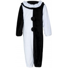 Disfraz de Arlequin blanco y negro bebe