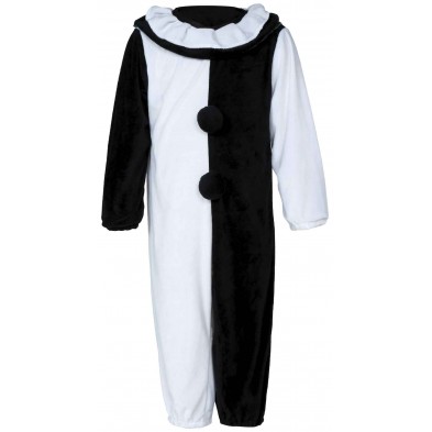 Disfraz de Arlequin blanco y negro bebe