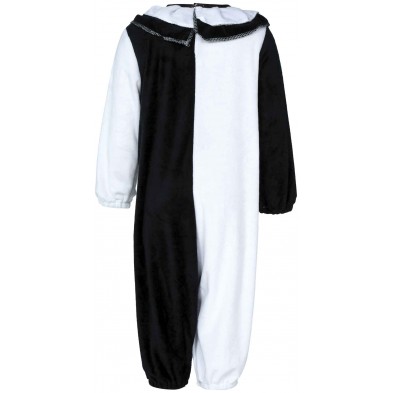 Disfraz de Arlequin blanco y negro bebe