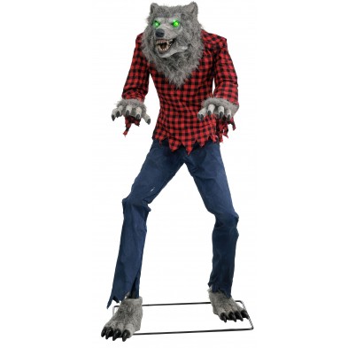 Hombre lobo con luz, Sonido y Movimiento