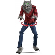 Hombre lobo con luz, Sonido y Movimiento