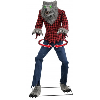 Hombre lobo con luz, Sonido y Movimiento