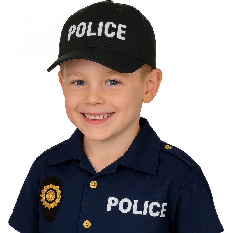 Gorra de Policía para niño
